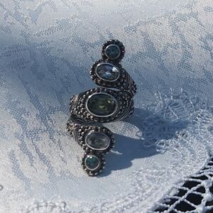 Womens 925 Sarda Topaz Ring
